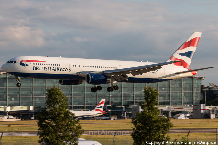 British Airways Boeing 767-336(ER) (G-BNWZ) | Photo 176022