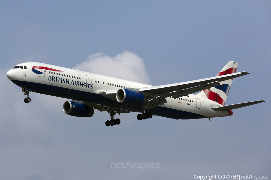 British Airways Boeing 767-336(ER) (G-BNWZ) | Photo 395778