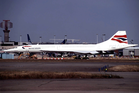 British Airways Aerospatiale-BAC Concorde 102 (G-BOAB) at  London - Heathrow, United Kingdom