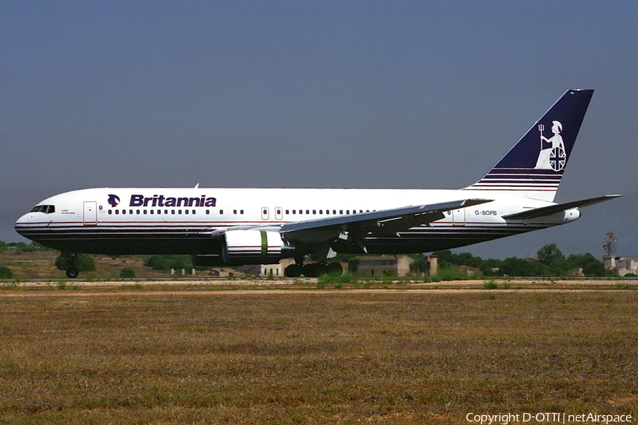 Britannia Airways Boeing 767-204(ER) (G-BOPB) | Photo 147614