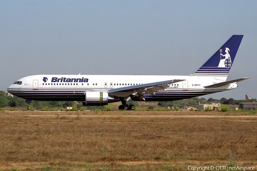 Britannia Airways Boeing 767-204(ER) (G-BPFV) | Photo 144117