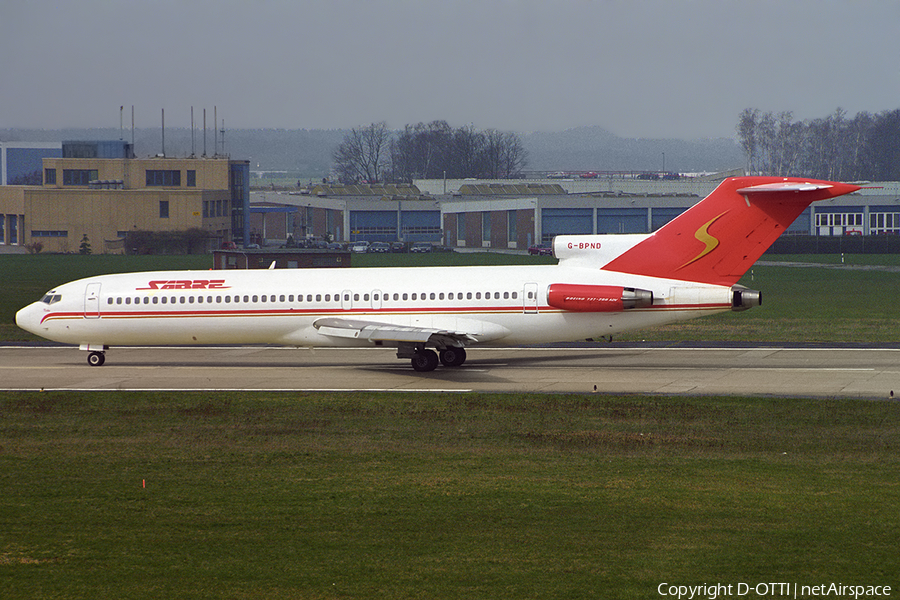 Sabre Airways Boeing 727-2D3(Adv) (G-BPND) | Photo 454509