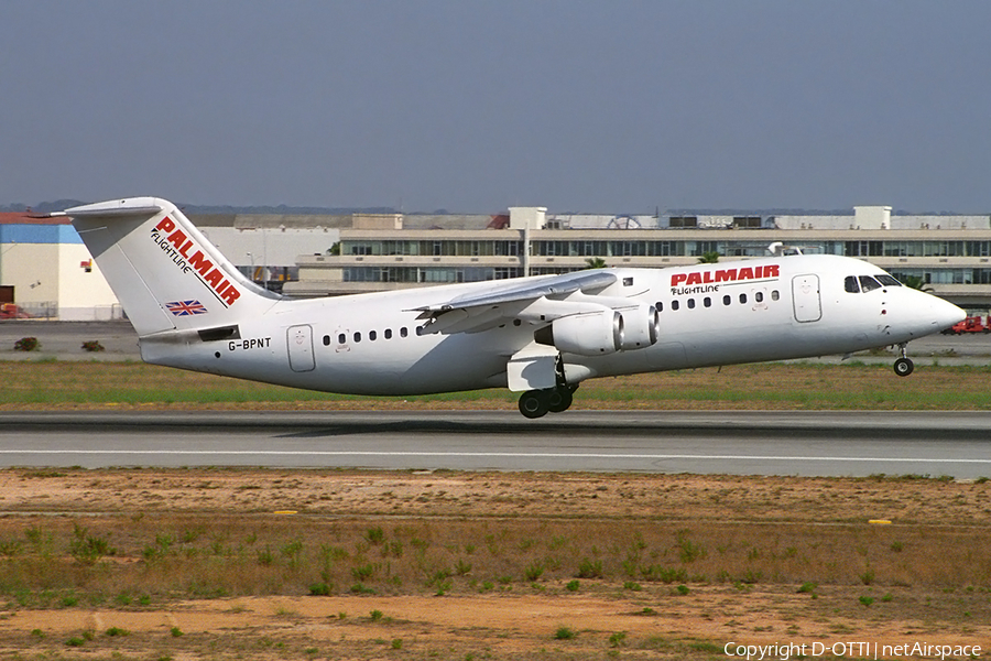 Palmair (Flightline) BAe Systems BAe-146-300 (G-BPNT) | Photo 150827