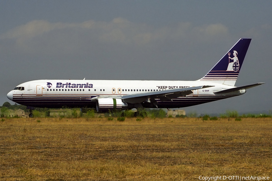 Britannia Airways Boeing 767-204(ER) (G-BRIF) | Photo 346065