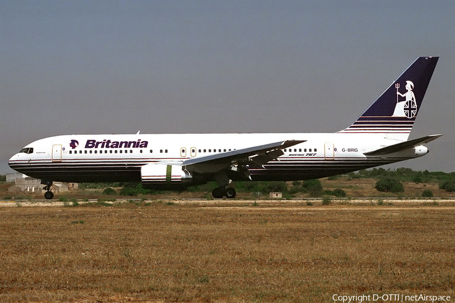 Britannia Airways Boeing 767-204(ER) (G-BRIG) | Photo 147615