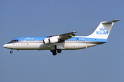 KLM uk BAe Systems BAe-146-300A (G-BSNR) at  Amsterdam - Schiphol, Netherlands