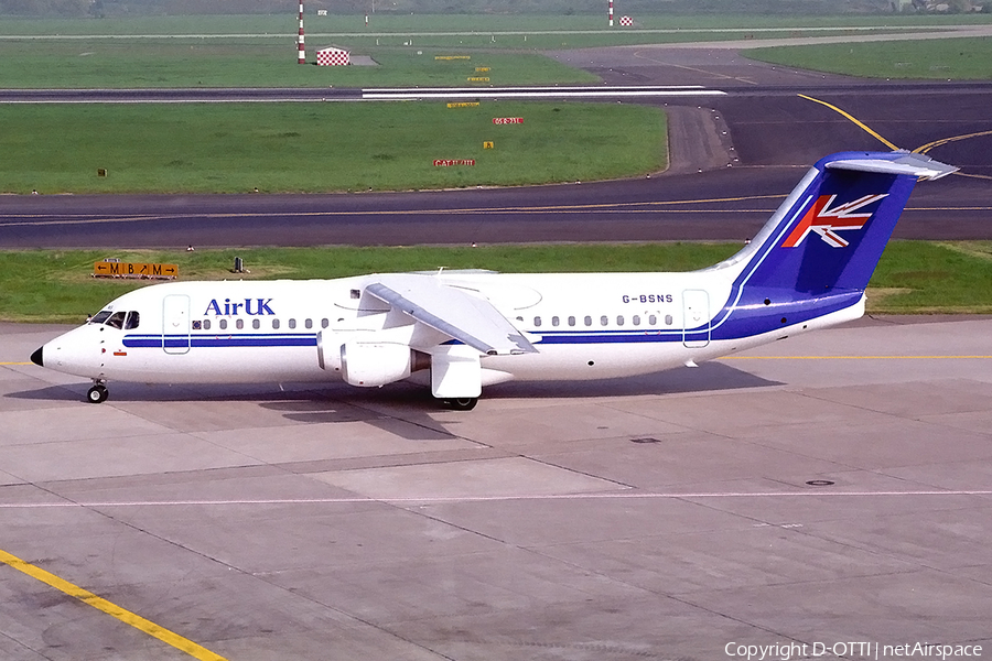 Air UK BAe Systems BAe-146-300 (G-BSNS) | Photo 142674