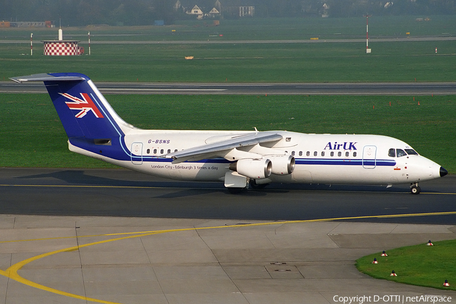 Air UK BAe Systems BAe-146-300 (G-BSNS) | Photo 182037