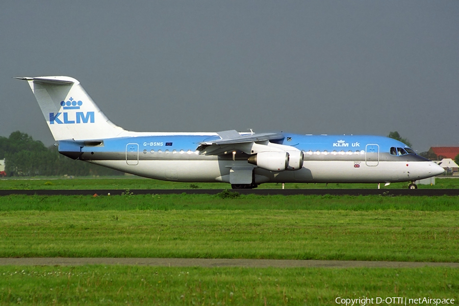 KLM uk BAe Systems BAe-146-300 (G-BSNS) | Photo 321789