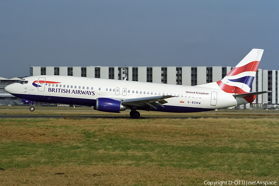 British Airways Boeing 737-4Q8 (G-BSNW) | Photo 448735