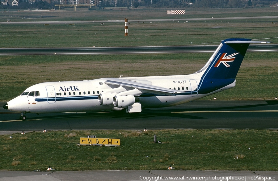 Air UK BAe Systems BAe-146-300 (G-BTTP) | Photo 408191