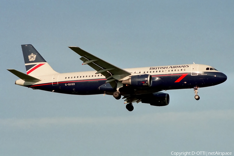 British Airways Airbus A320-111 (G-BUSD) | Photo 144778