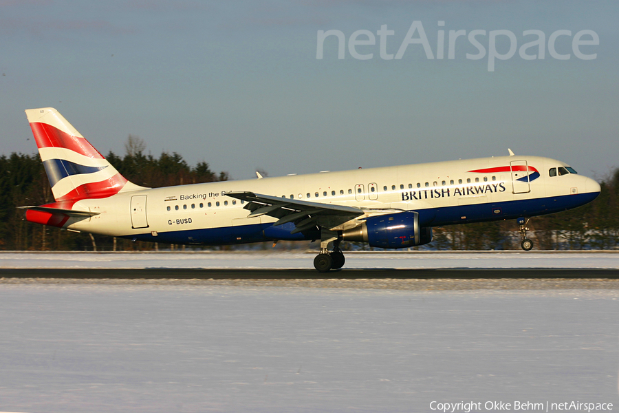 British Airways Airbus A320-111 (G-BUSD) | Photo 70812