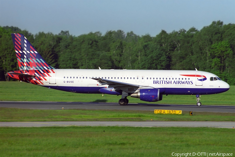 British Airways Airbus A320-111 (G-BUSE) | Photo 323393