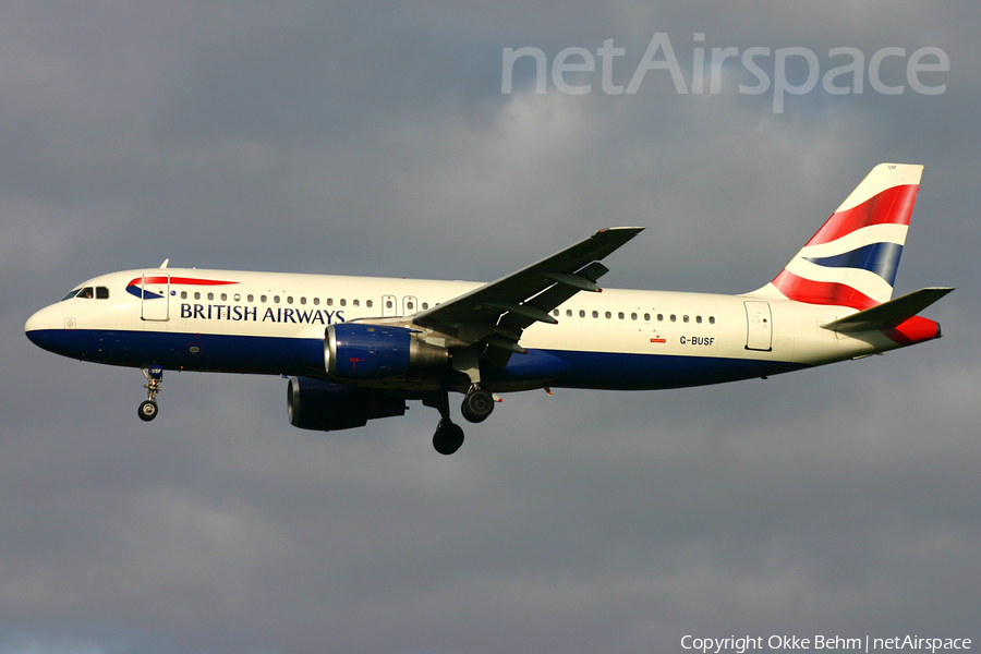 British Airways Airbus A320-111 (G-BUSF) | Photo 70814