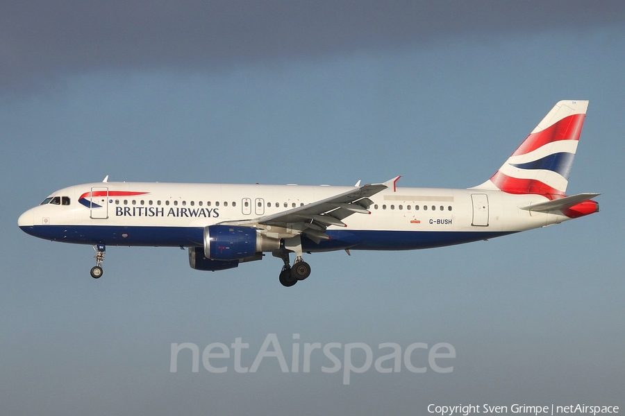 British Airways Airbus A320-211 (G-BUSH) | Photo 15587