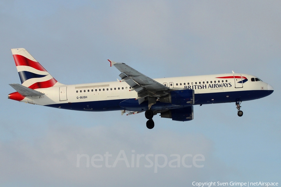 British Airways Airbus A320-211 (G-BUSH) | Photo 433445