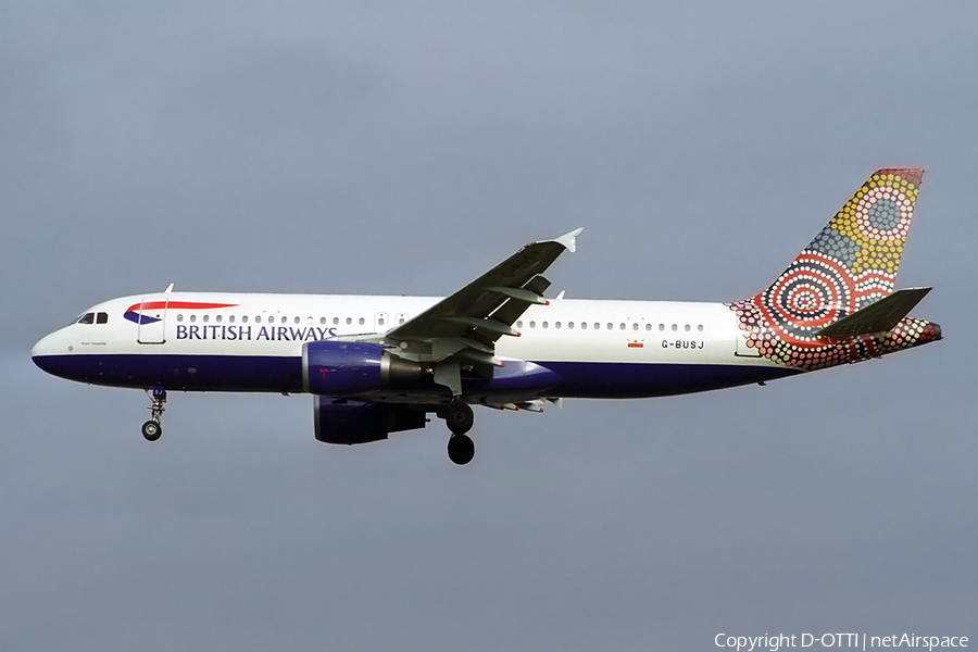 British Airways Airbus A320-211 (G-BUSJ) | Photo 288247