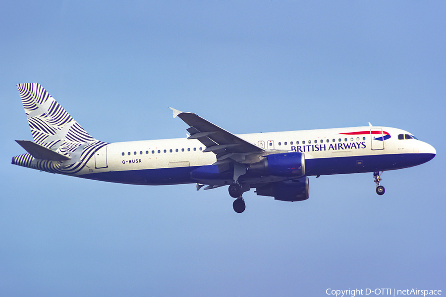 British Airways Airbus A320-211 (G-BUSK) | Photo 392551