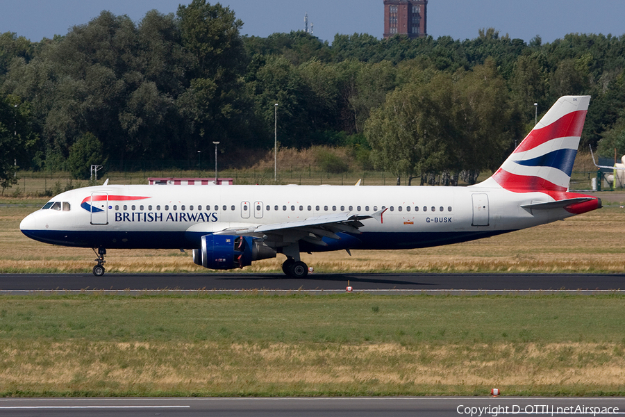 British Airways Airbus A320-211 (G-BUSK) | Photo 268038