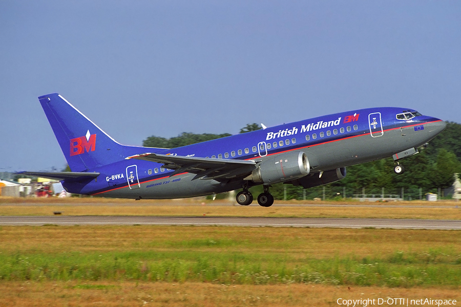 British Midland Airways - BMA Boeing 737-59D (G-BVKA) | Photo 359469