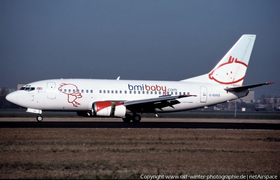 bmibaby Boeing 737-59D (G-BVKB) | Photo 447254