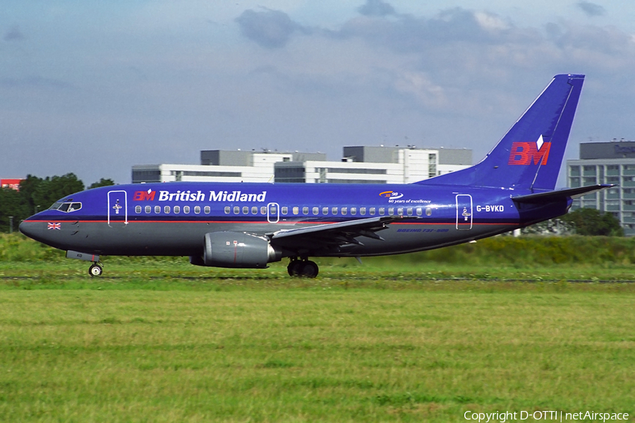 British Midland Airways - BMA Boeing 737-59D (G-BVKD) | Photo 341395