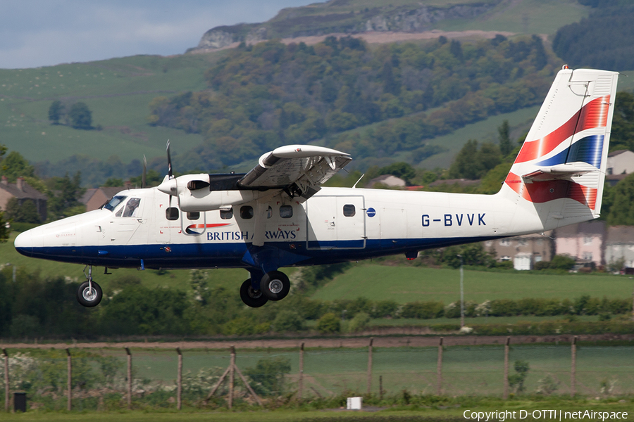 British Airways (Loganair) de Havilland Canada DHC-6-310 Twin Otter (G-BVVK) | Photo 200727