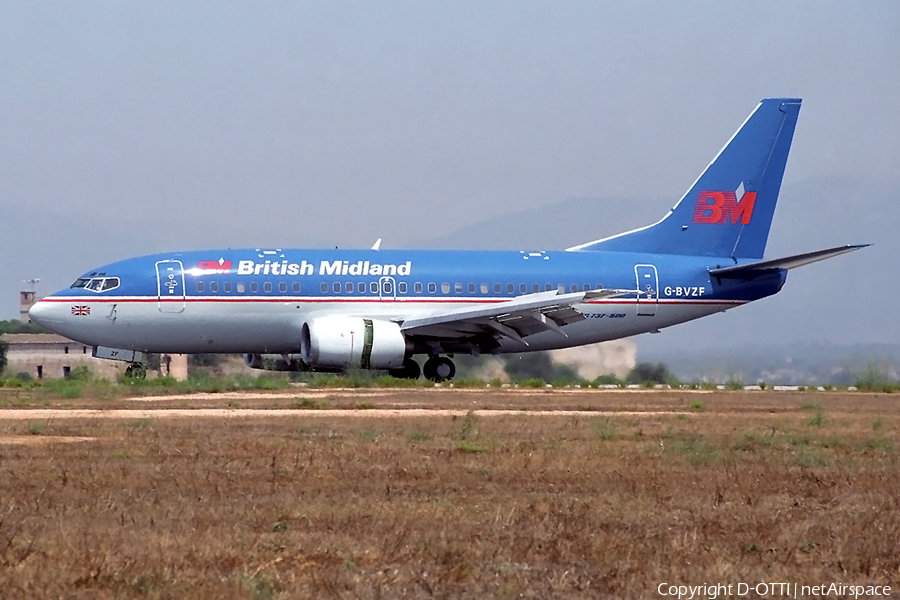 British Midland Airways - BMA Boeing 737-59D (G-BVZF) | Photo 143624