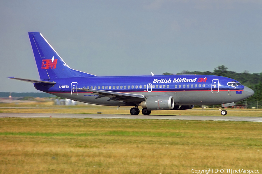 British Midland Airways - BMA Boeing 737-5Q8 (G-BVZH) | Photo 263204