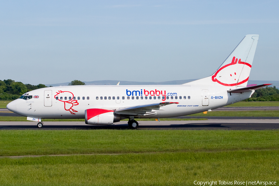 bmibaby Boeing 737-5Q8 (G-BVZH) | Photo 303596