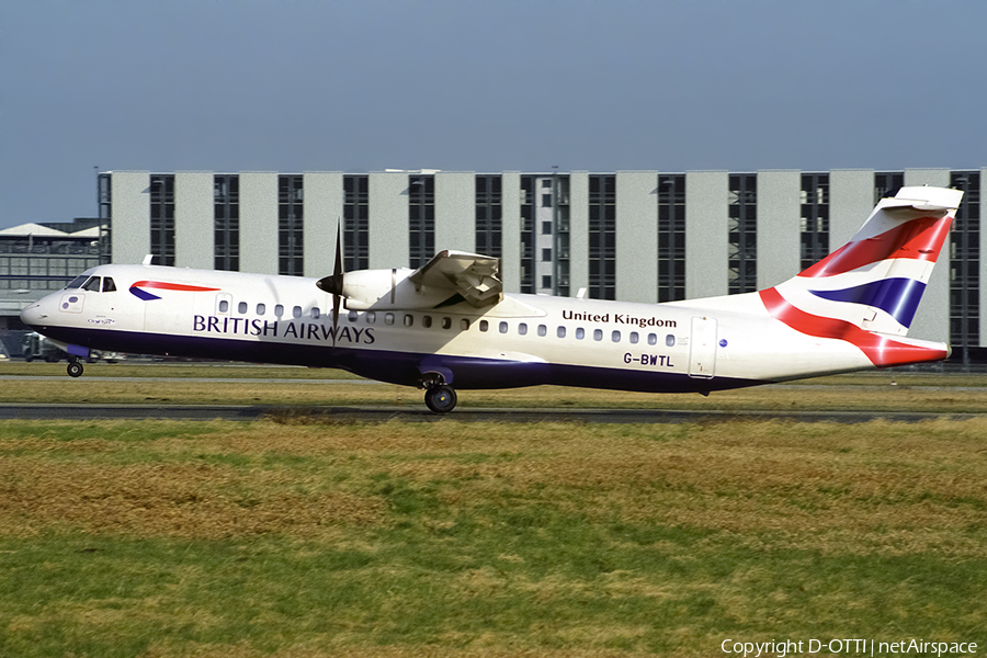 British Airways (CityFlyer) ATR 72-202 (G-BWTL) | Photo 448454