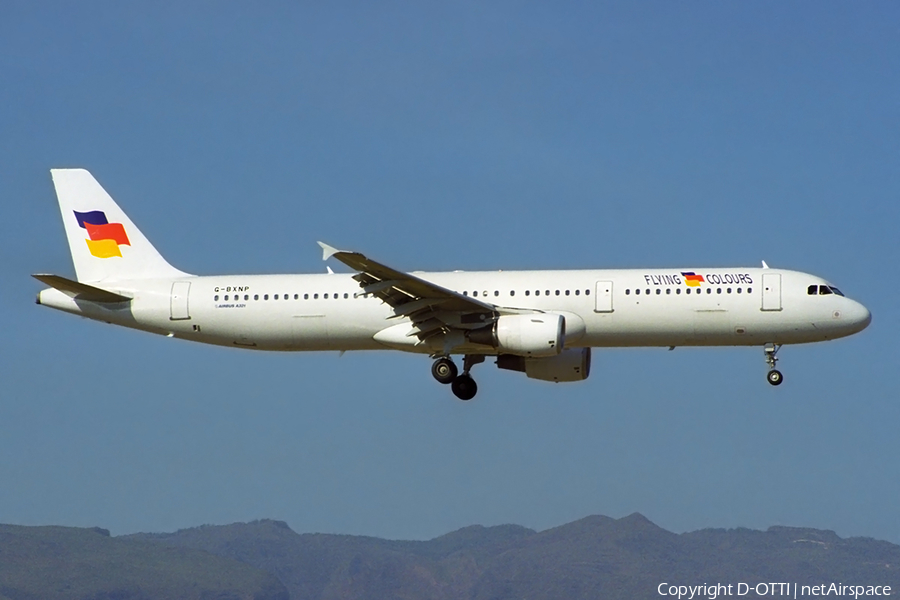 Flying Colours Airlines Airbus A321-211 (G-BXNP) | Photo 372962