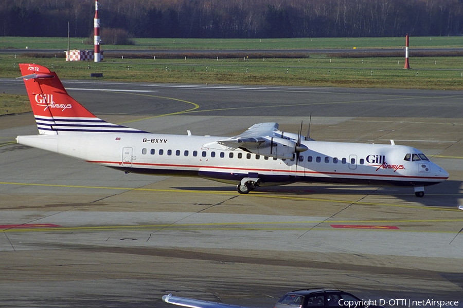 Gill Airways ATR 72-202 (G-BXYV) | Photo 369950