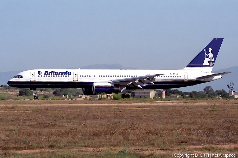 Britannia Airways Boeing 757-204 (G-BYAD) | Photo 143625