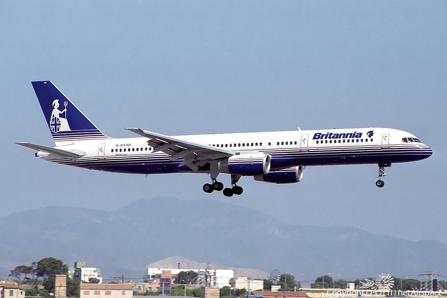 Britannia Airways Boeing 757-204 (G-BYAD) | Photo 143848