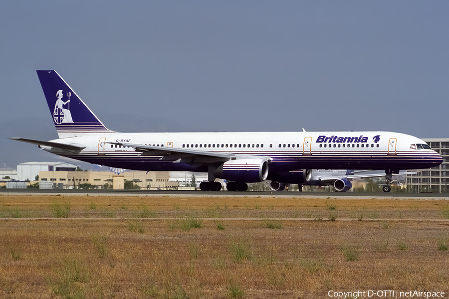 Britannia Airways Boeing 757-204 (G-BYAF) | Photo 422268