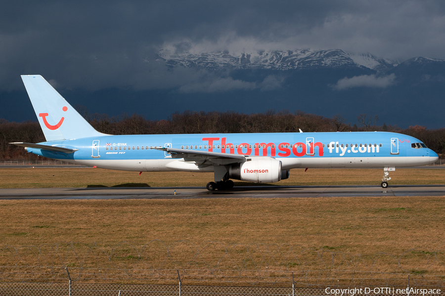 Thomsonfly Boeing 757-204 (G-BYAK) | Photo 195156