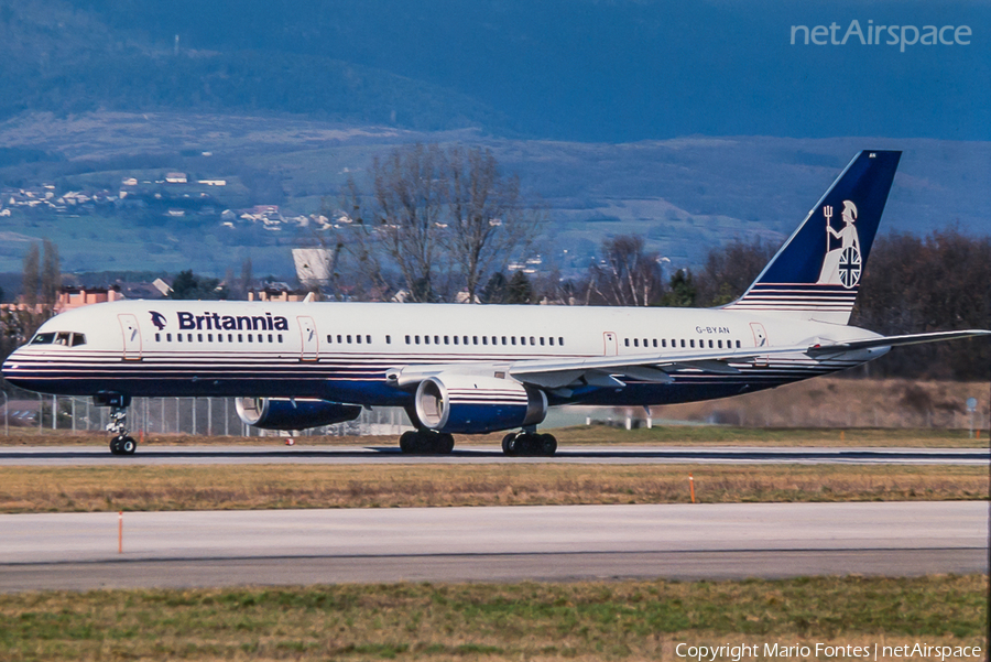 Britannia Airways Boeing 757-2T7 (G-BYAM) | Photo 289951