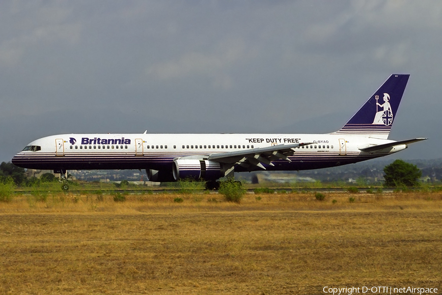 Britannia Airways Boeing 757-204 (G-BYAO) | Photo 345505