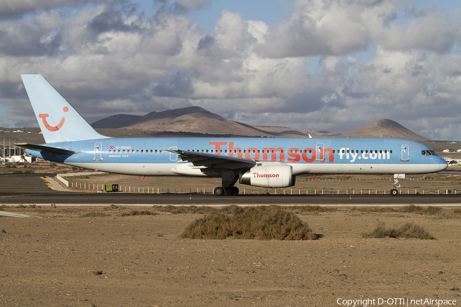 Thomson Airways Boeing 757-204 (G-BYAO) | Photo 326819