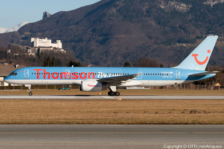 Thomsonfly Boeing 757-204 (G-BYAO) | Photo 192479