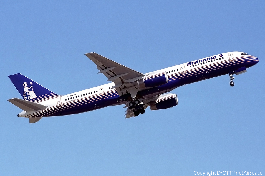 Britannia Airways Boeing 757-204 (G-BYAP) | Photo 143462