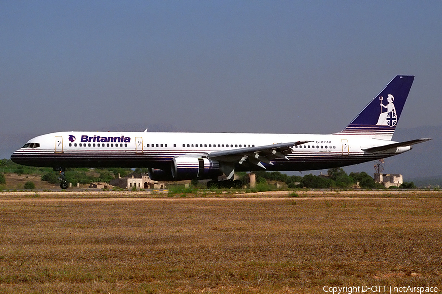 Britannia Airways Boeing 757-204 (G-BYAR) | Photo 147619