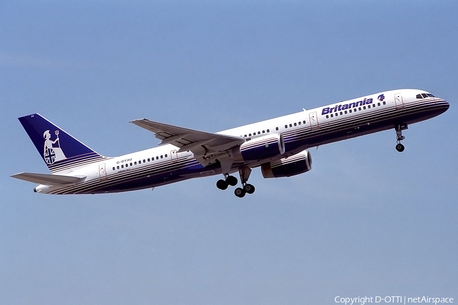 Britannia Airways Boeing 757-204 (G-BYAU) | Photo 143464