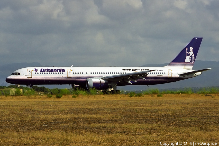 Britannia Airways Boeing 757-204 (G-BYAW) | Photo 351258
