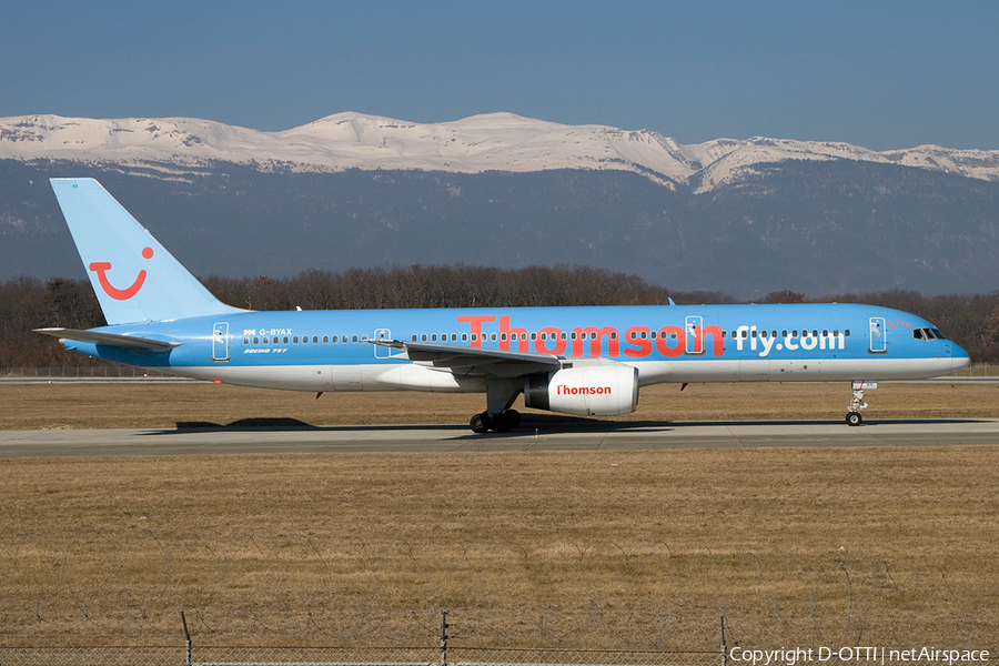 Thomsonfly Boeing 757-204 (G-BYAX) | Photo 272168