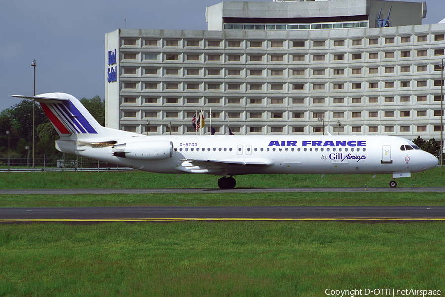 Air France (Gill Airways) Fokker 100 (G-BYDO) | Photo 400604