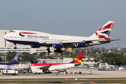 British Airways Boeing 747-436 (G-BYGE) at  Miami - International, United States