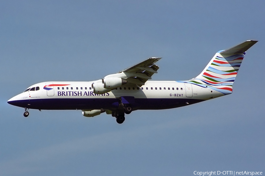 British Airways BAe Systems BAe-146-RJ100 (G-BZAT) | Photo 318104